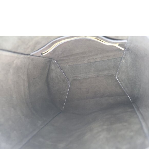 Celine  Sangle Bucket Soft Grained Calfskin Tote Bag Black - Picture 10 of 10